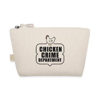 Chicken Crime Department Badge - Bio-Täschchen - Natur - Vorne