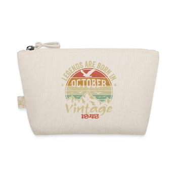 Genial seit Oktober 1945 - Oktober 1945 Geschenk - Bio-Täschchen - Natur - Vorne