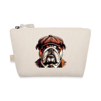 English Bulldog Dog - Organic Pouch - nature - Front