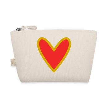DAD. FATHER'S DAY. HAPPY FATHER'S DAY. HAPPY BIRTHDAY. - Organic Pouch - nature - Front