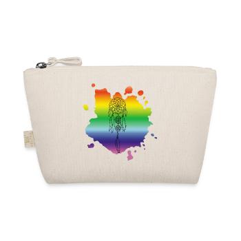 Multicolored Dreamcatcher - Organic Pouch - nature - Front