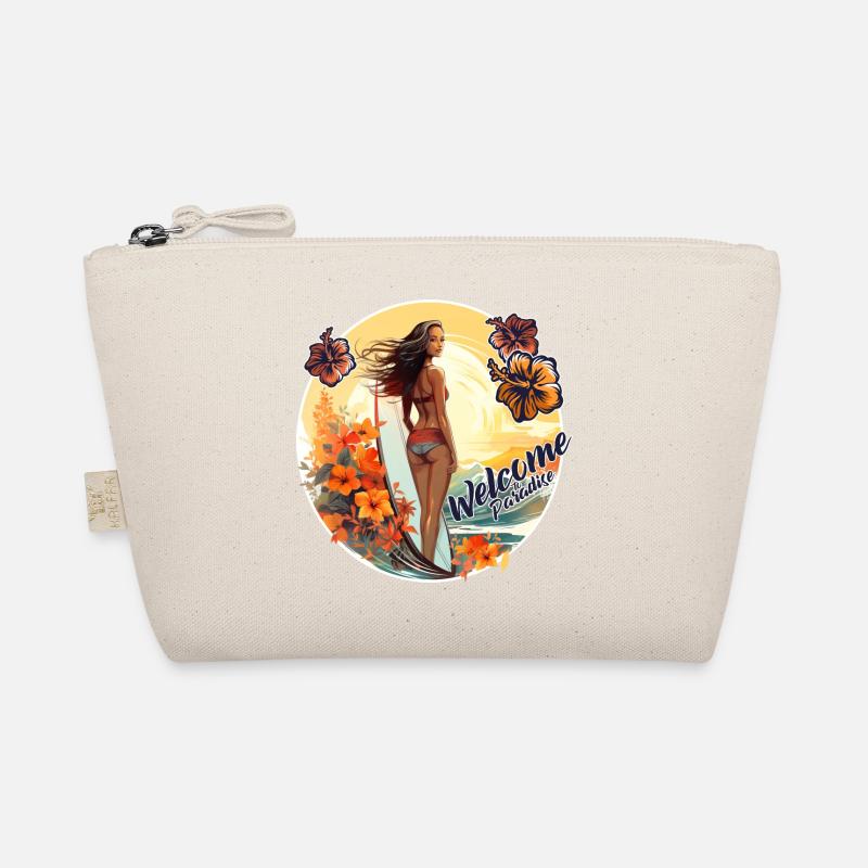 SURFING PARADISE!! Bio-Täschchen