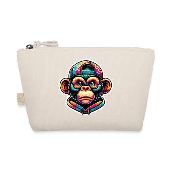 Monkey Hoodie Cap Coloré - Trousse biologique - nature - Devant