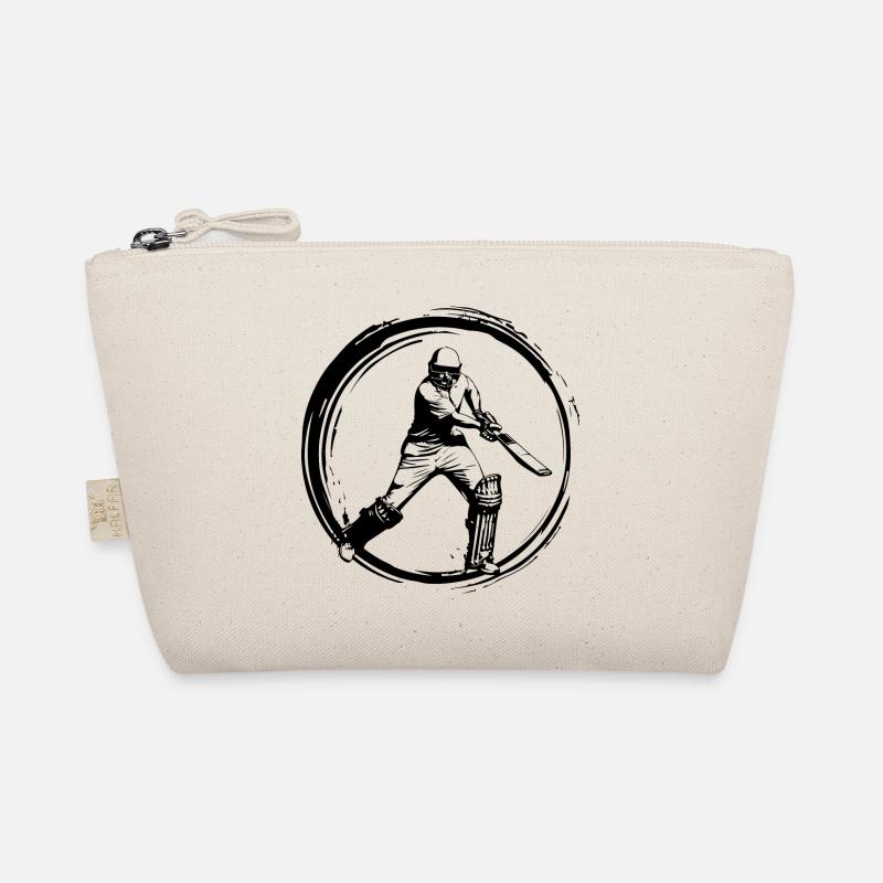 Silhouette d’homme de cricket Trousse biologique