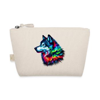 Wolf - Organic Pouch - nature - Front