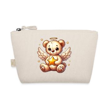 Ours en peluche ange doux compagnon de Noël - Trousse biologique - nature - Devant