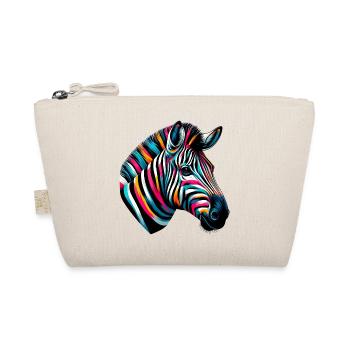 Zebra - Bio-Täschchen - Natur - Vorne