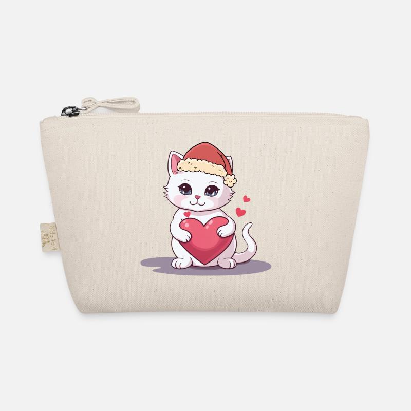 Noël Chat Chaton Chats Père Noël Trousse biologique