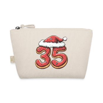 35 Number Christmas Cookie - Organic Pouch - nature - Front