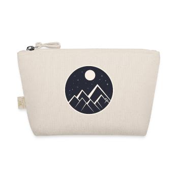 logo de montagne dans la nuit étoilée - Trousse biologique - nature - Devant