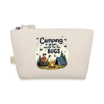 Camping ist großartig bis auf die nervigen Mücken! - Bio-Täschchen - Natur - Vorne