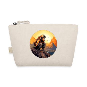 Monkey Hiking / Mountaineer Monkey - Organic Pouch - nature - Front