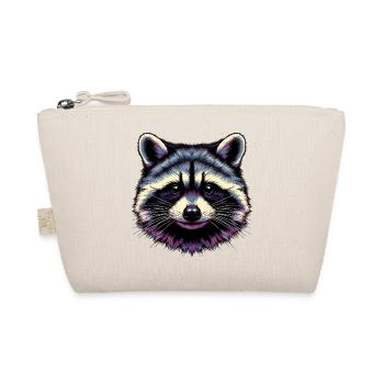 Raccoon - Organic Pouch - nature - Front
