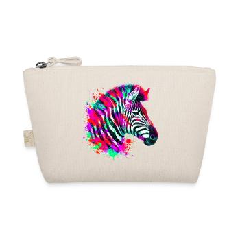 Zebra - Bio-Täschchen - Natur - Vorne