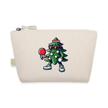 Table Tennis Christmas Tree Costume Christmas Tree - Organic Pouch - nature - Front
