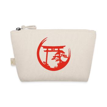 Ambiance japonaise rouge - Trousse biologique - nature - Devant
