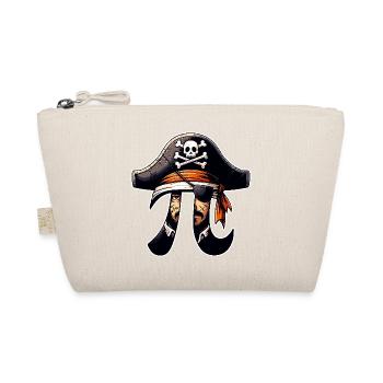 Pirate Pi Day Pirate Motif Math Fans Teacher - Organic Pouch - nature - Front