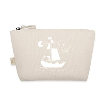 Cartoon Sailing - Organic Pouch - nature - Front