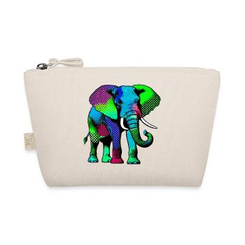 Elefant - Bio-Täschchen - Natur - Vorne