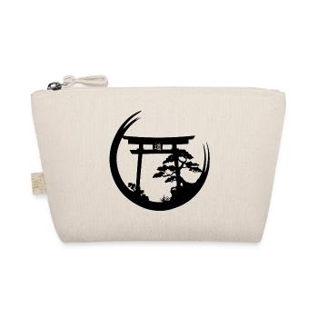 Ambiance japonaise (noir) - Trousse biologique - nature - Devant