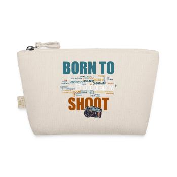 Born to shoot - Bio-Täschchen - Natur - Vorne