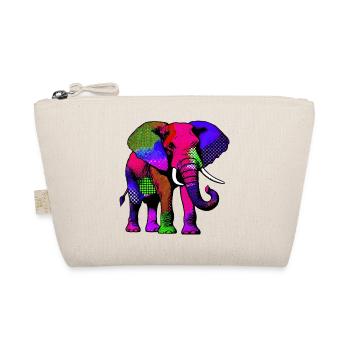 Elefant - Bio-Täschchen - Natur - Vorne
