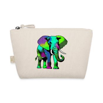 Elefant - Bio-Täschchen - Natur - Vorne