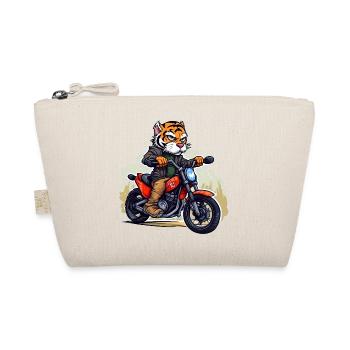 Tiger Motorcyclists - Organic Pouch - nature - Front