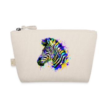 Zebra - Bio-Täschchen - Natur - Vorne