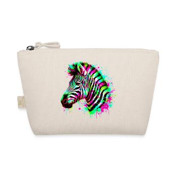 Zebra - Bio-Täschchen - Natur - Vorne