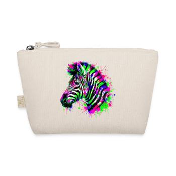 Zebra - Bio-Täschchen - Natur - Vorne