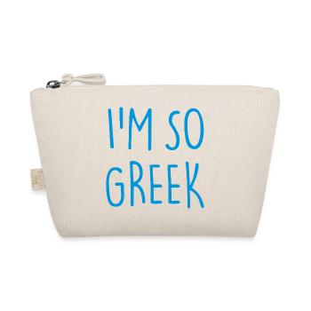 I'M SO GREEK Greek Greece - Organic Pouch - nature - Front