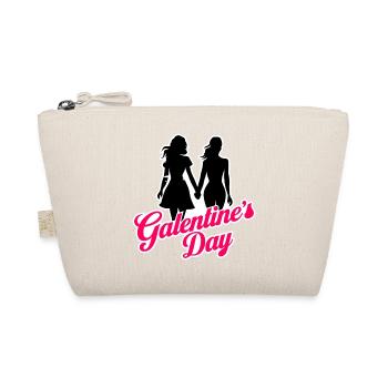 Galentine's Day 2026 girls - Organic Pouch - nature - Front