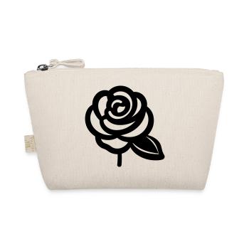 Pink Flower - Organic Pouch - nature - Front