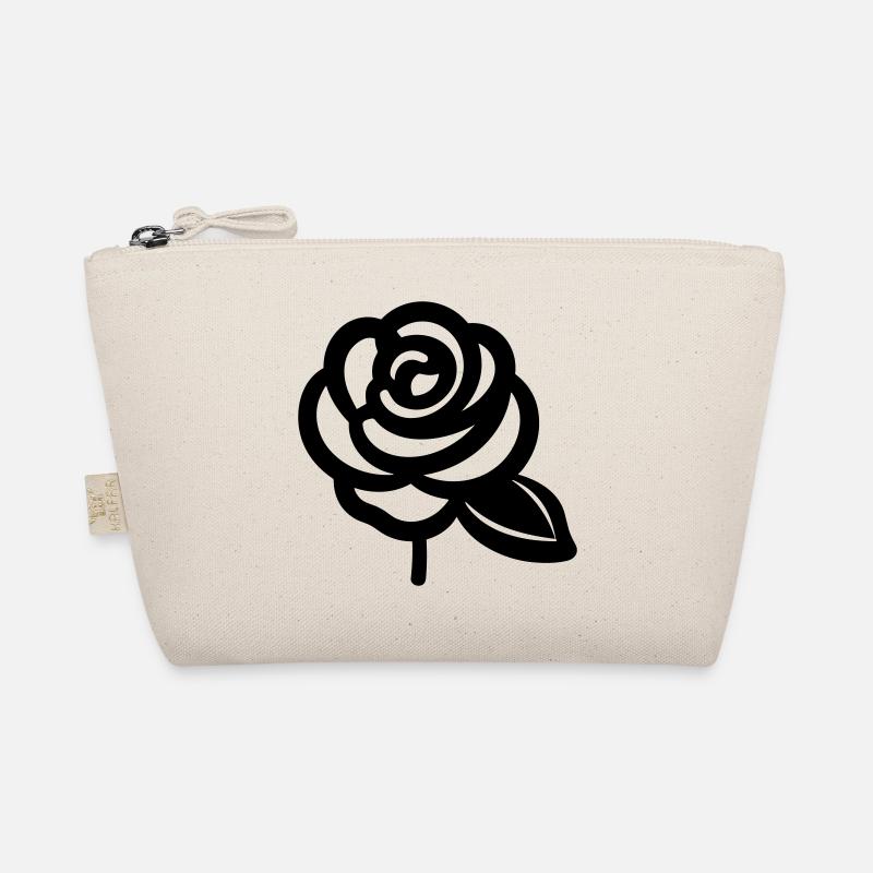 Pink Flower Organic Pouch