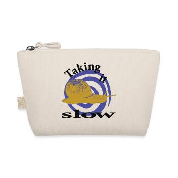Relaxed Snail – Taking It Slow - Organic Pouch - nature - Front