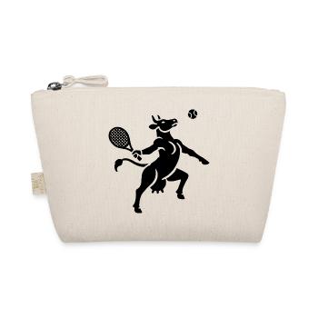 Vache Tennis Ballon Silhouette Minimaliste - Trousse biologique - nature - Devant
