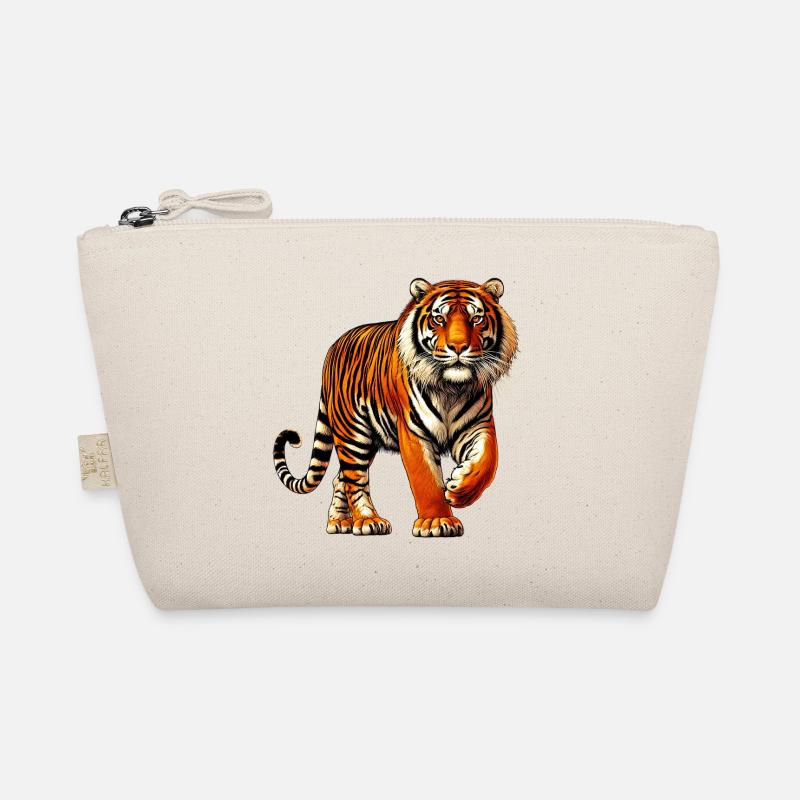 Tiger - Bio-Täschchen - Natur