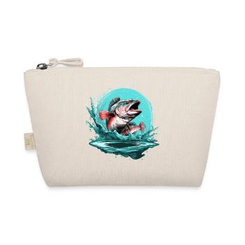 Fishing Angler Fishing Fish Carp Outdoor Fishing - Organic Pouch - nature - Front