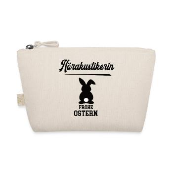 Hörakustikerin Frohe Ostern Oster Outfit Akustiker - Bio-Täschchen - Natur - Vorne