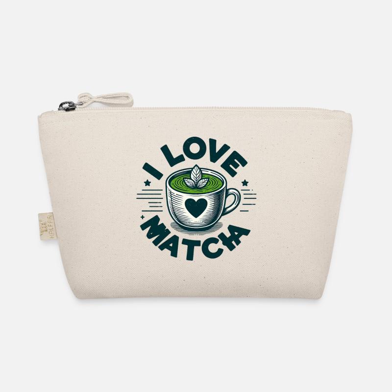 Ich liebe Matcha Bio-Täschchen