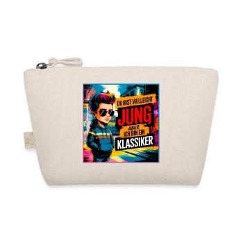 You may be young, but I'm a classic - Organic Pouch - nature - Front