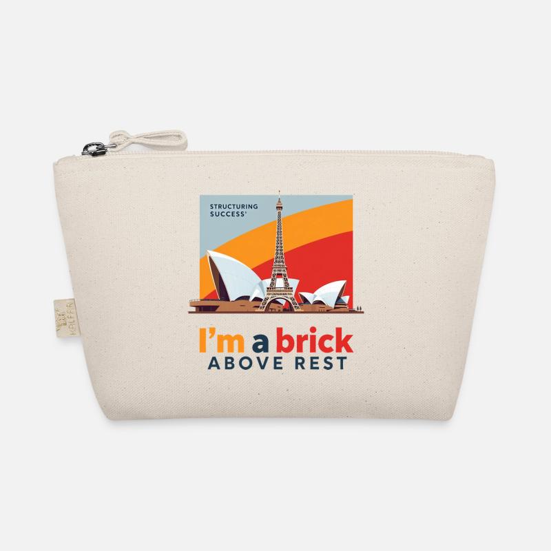 Ich bin ein Ziegelstein über der Ruhe Bio-Täschchen