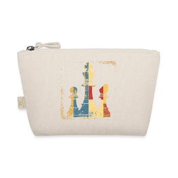 Graphique de la reine et du roi des échecs - Trousse biologique - nature - Devant