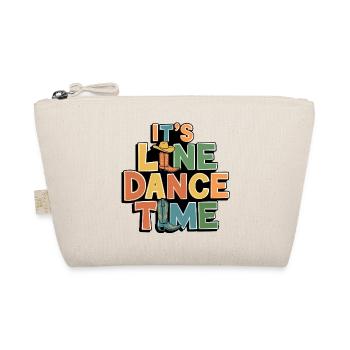 Line Dance Time Line Dancing my passion - Organic Pouch - nature - Front