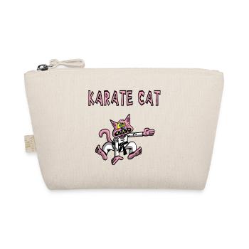 Karaté et chat rose - Trousse biologique - nature - Devant