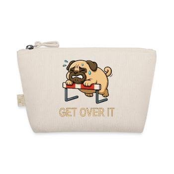 Pug Hurdle Hurdle Hurdler Saying - Organic Pouch - nature - Front