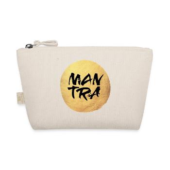 Yoga Circle Gold Meditation Mantra Cool Quotes - Organic Pouch - nature - Front