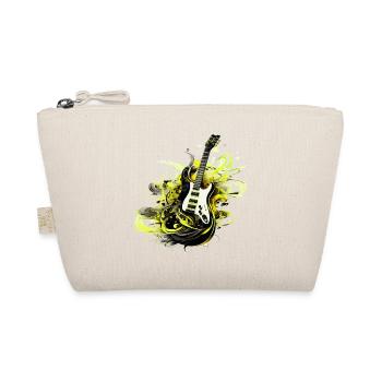 Electric Guitar Guitar Guitarist Music Instrument Rock - Organic Pouch - nature - Front