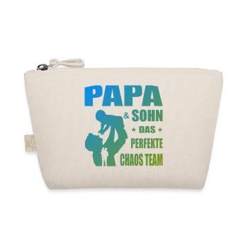 Bester Papa Und Sohn Partnerlook Outfit - Bio-Täschchen - Natur - Vorne